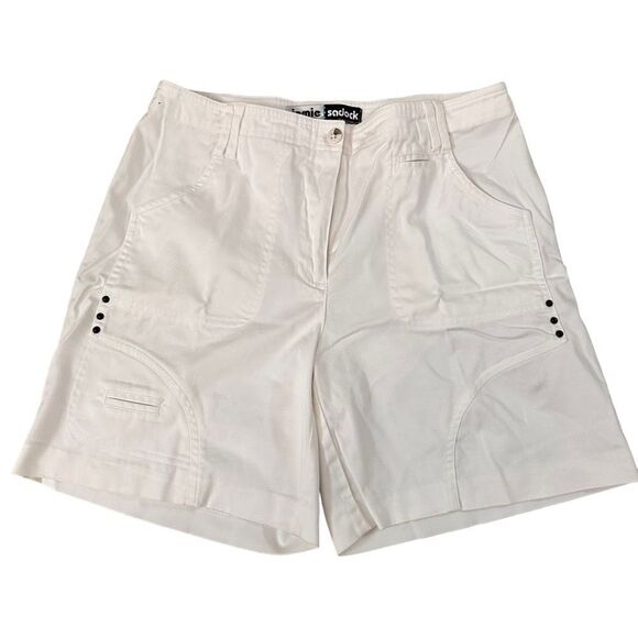 Jamie Sadock ~ White shorts ~ lots of pockets ~ size tag missing ~ size 8 - Picture 1 of 12